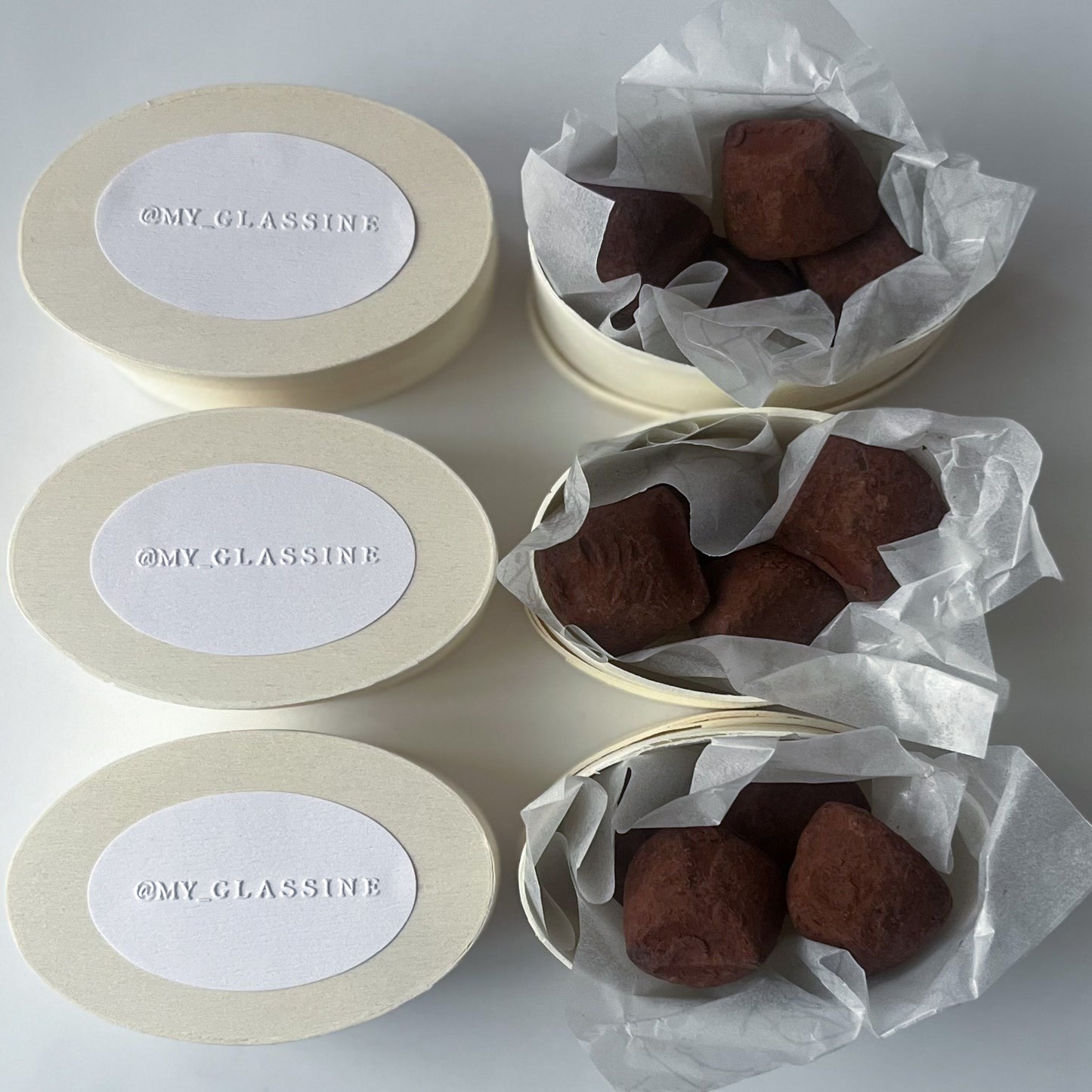 ポプラ木箱ミニ<oval>