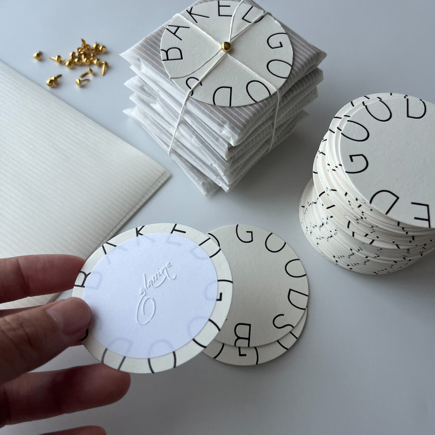 リバーシブルタグ兼台紙