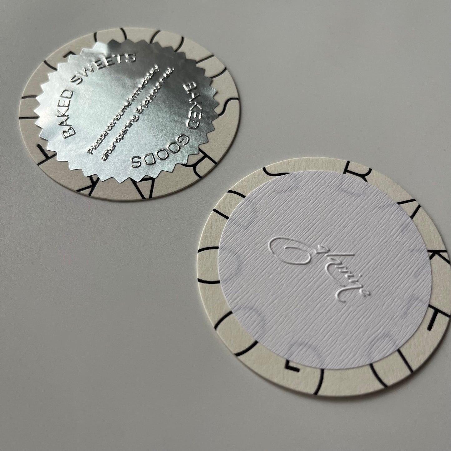 リバーシブルタグ兼台紙