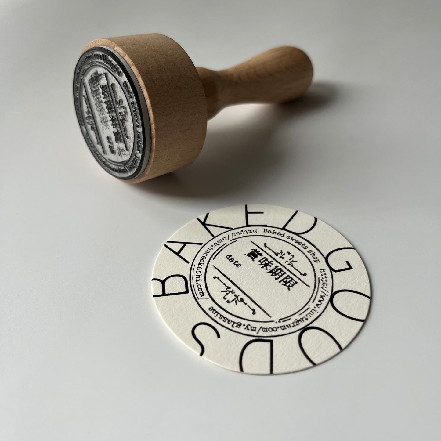 リバーシブルタグ兼台紙