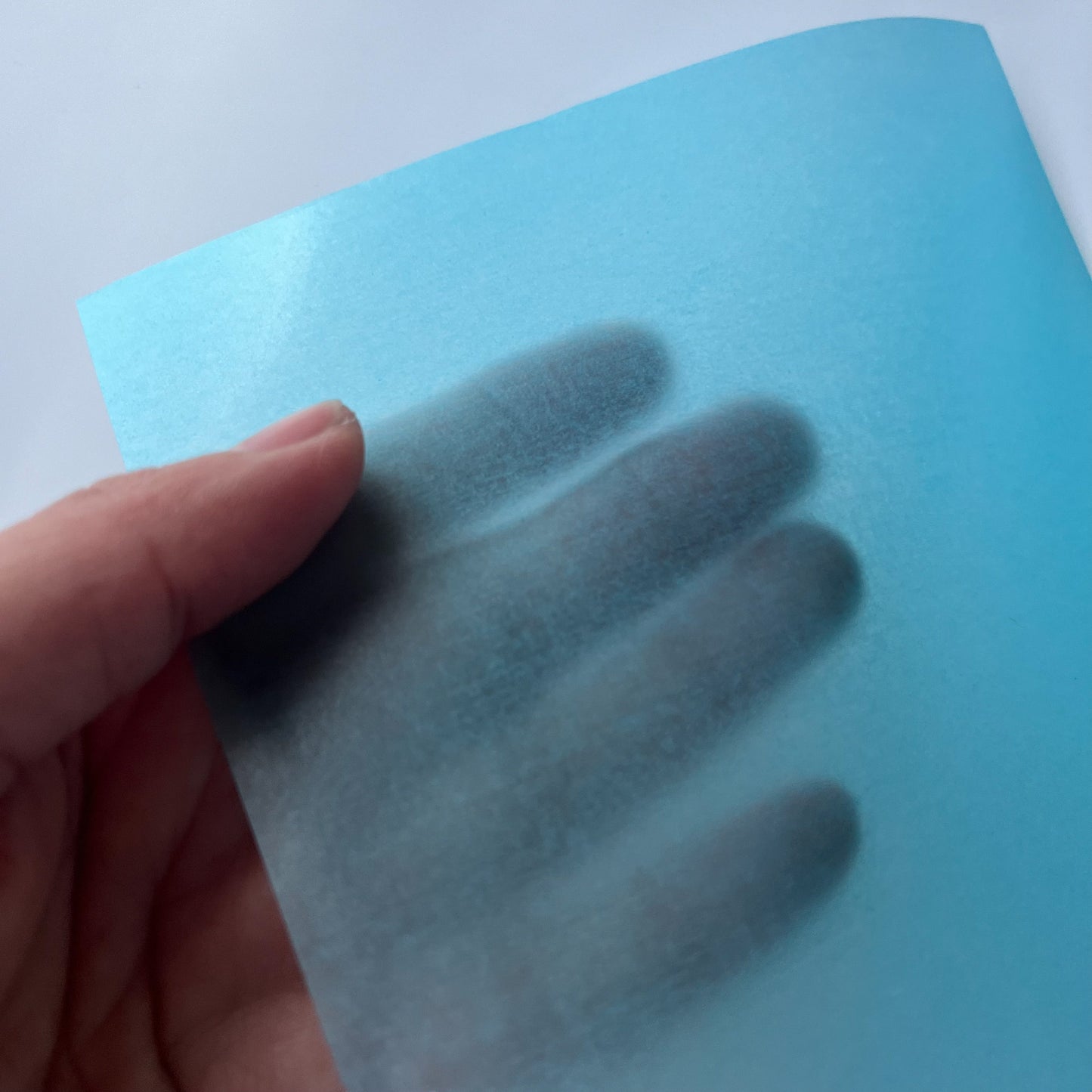 カラーワックスペーパー15角＜Blue＞