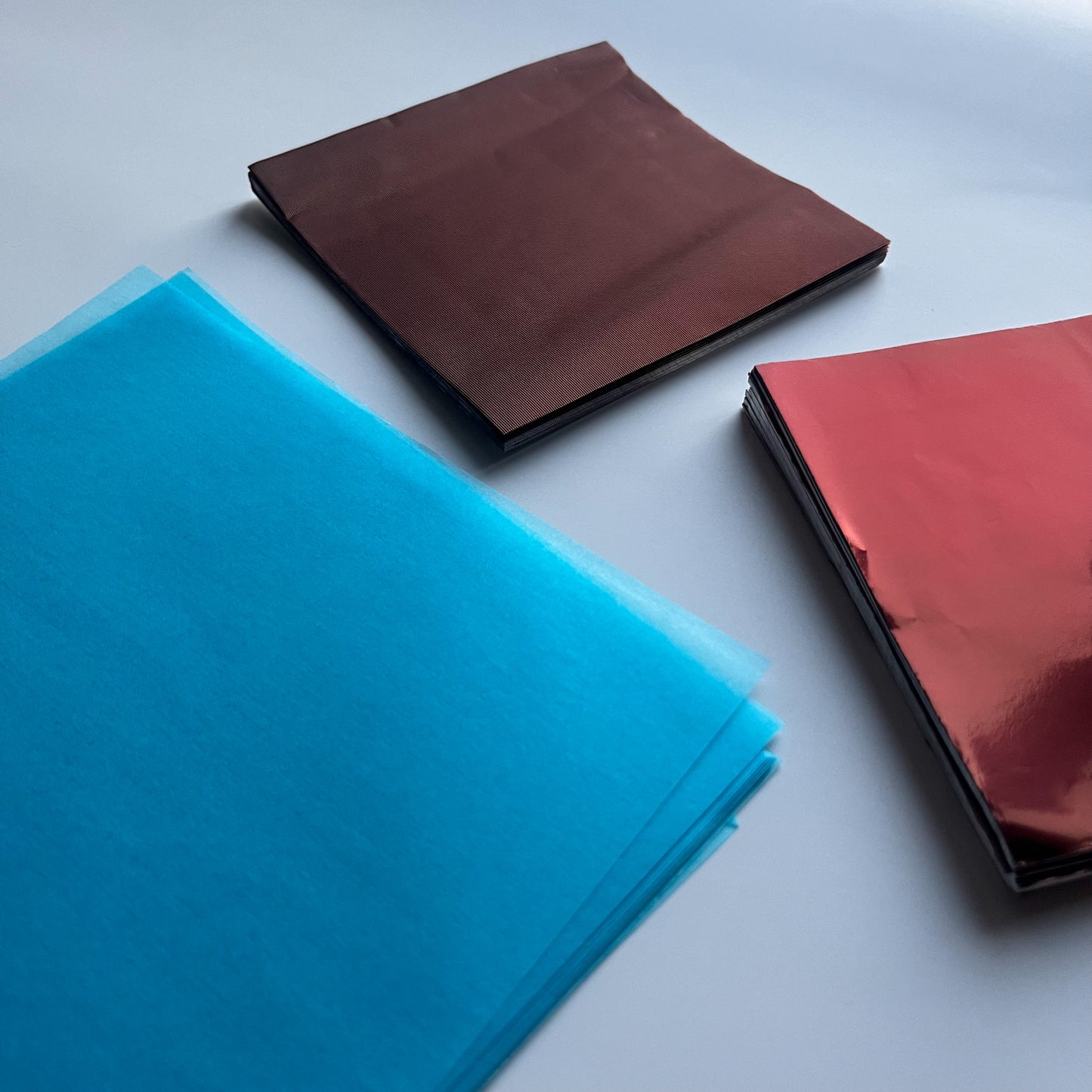 カラーワックスペーパー15角＜Blue＞