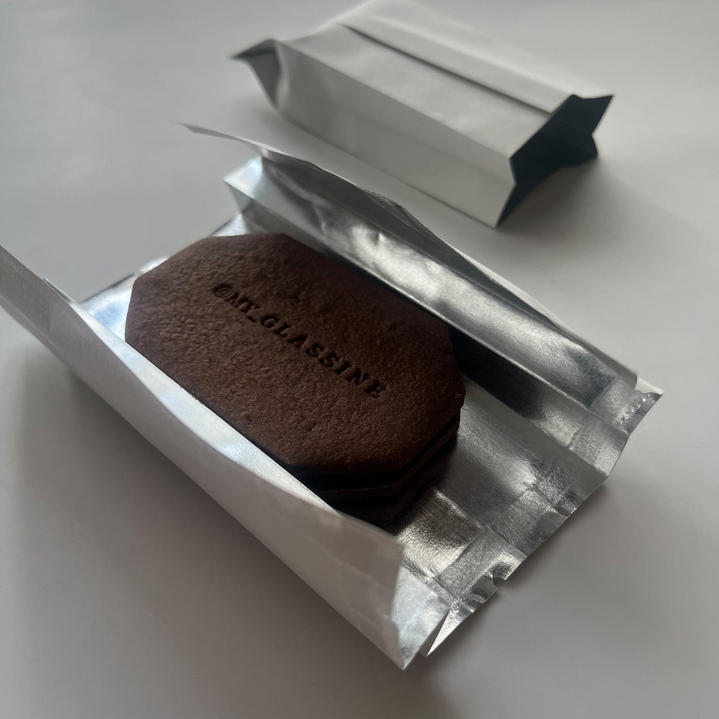 アルミ蒸着袋　マットホワイト