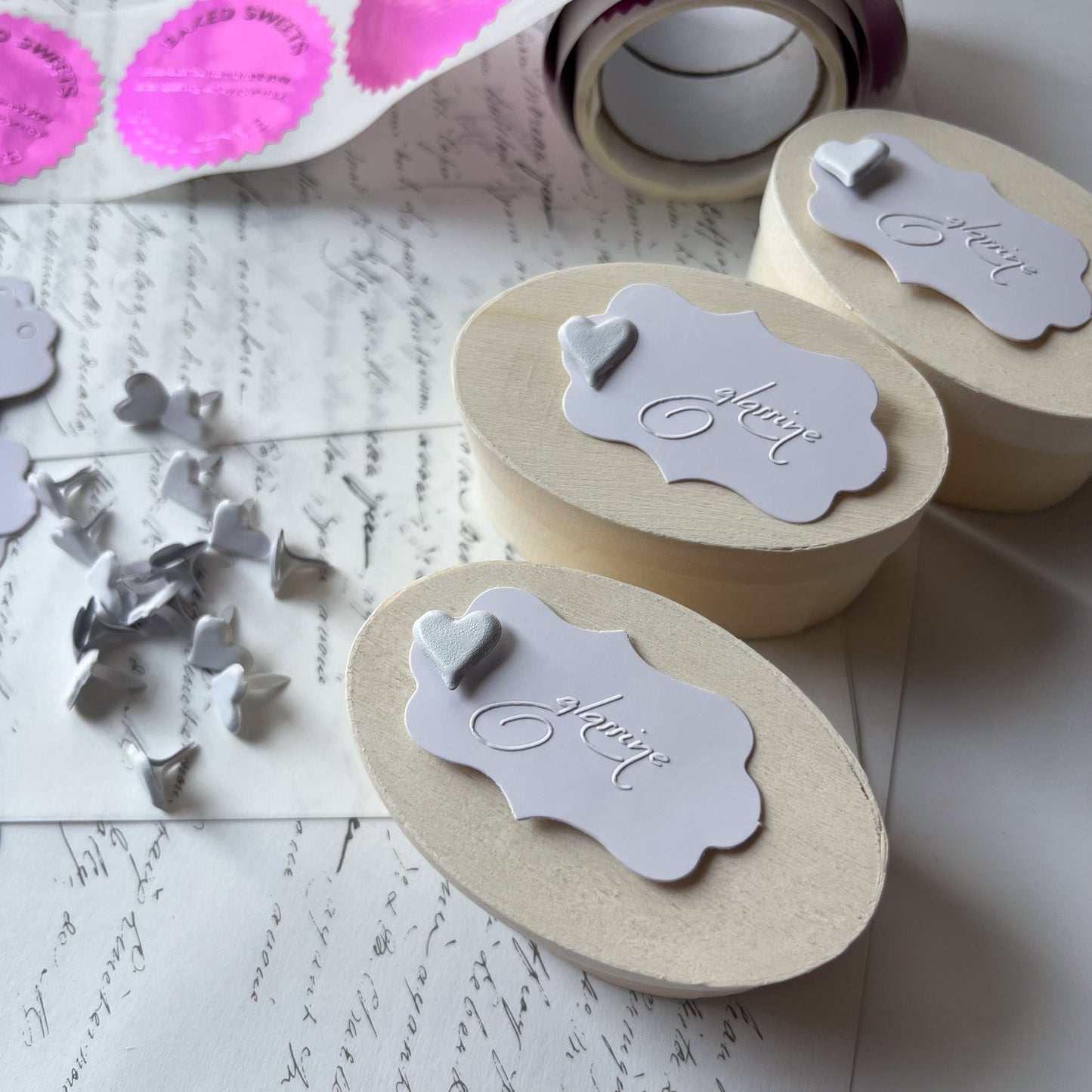 割りピン　ハート型　