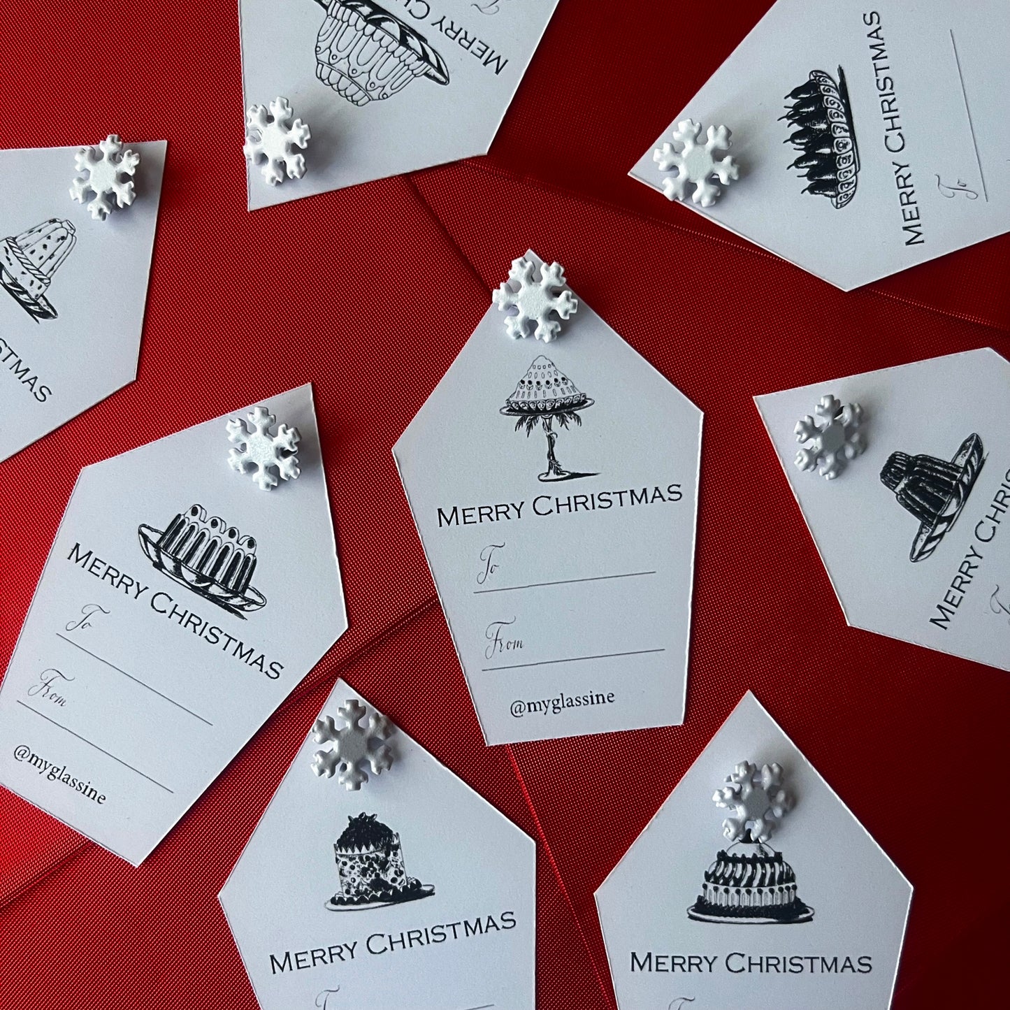 割りピン　雪の結晶