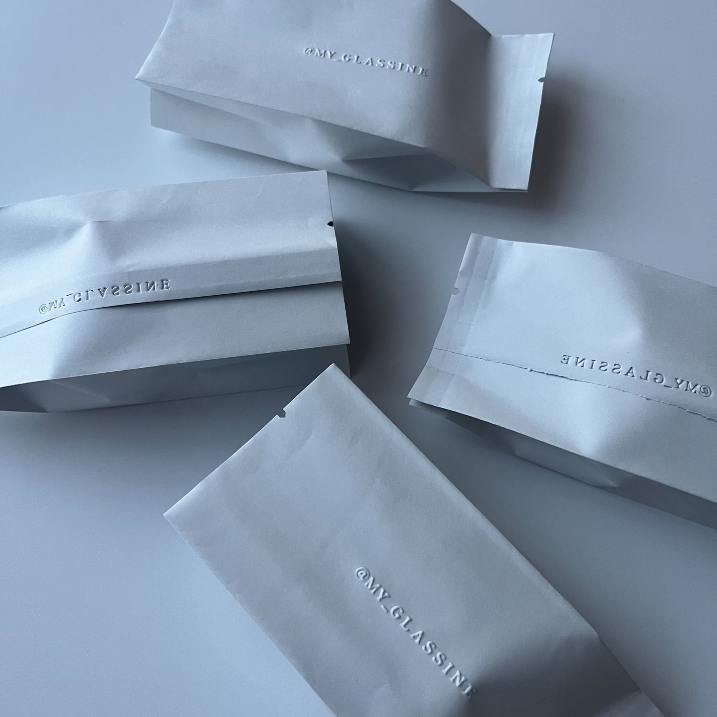 アルミ蒸着袋　マットホワイト