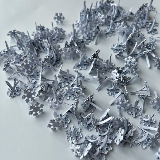 割りピン　雪の結晶