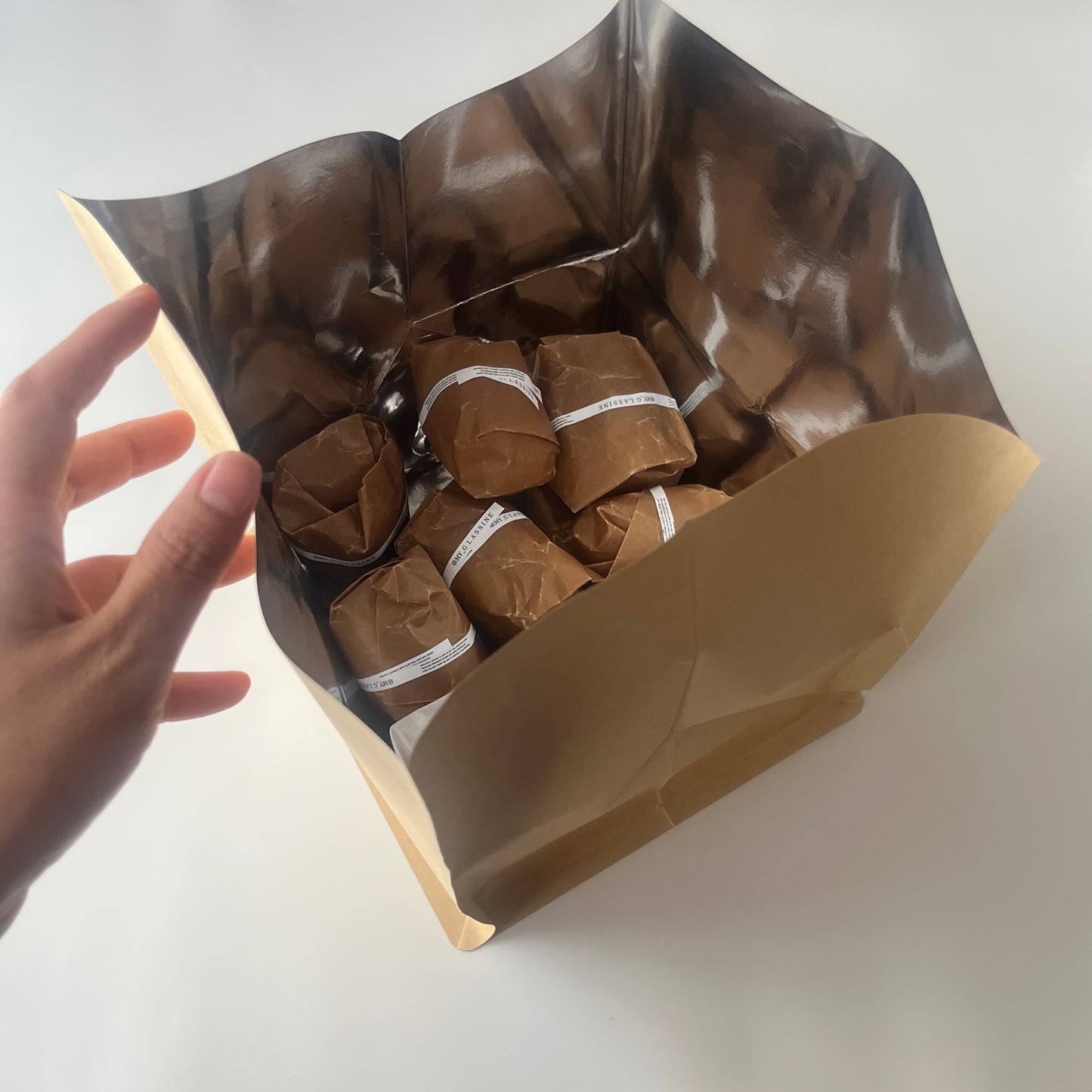 紙製保冷バック＿角底袋