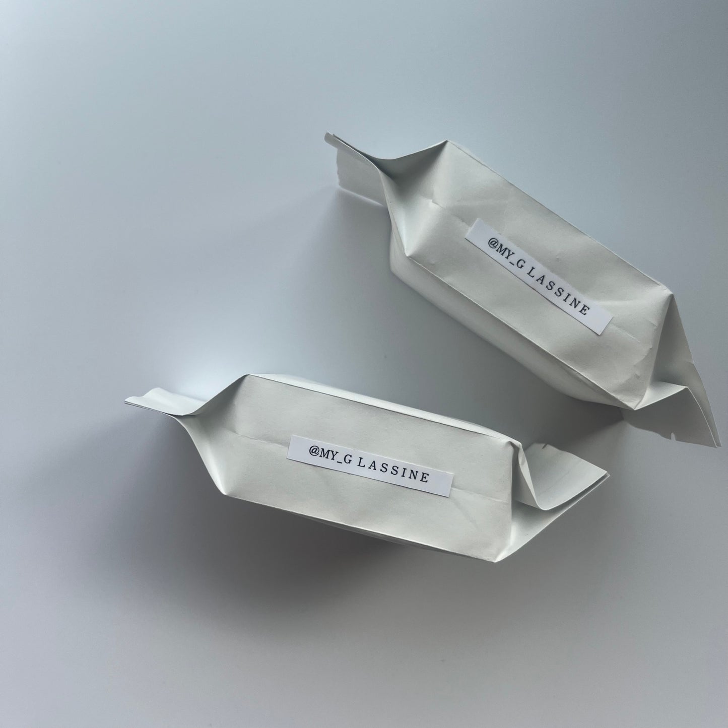 アルミ蒸着袋　マットホワイト