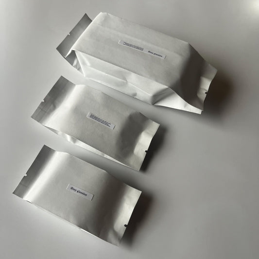 アルミ蒸着袋　マットホワイト