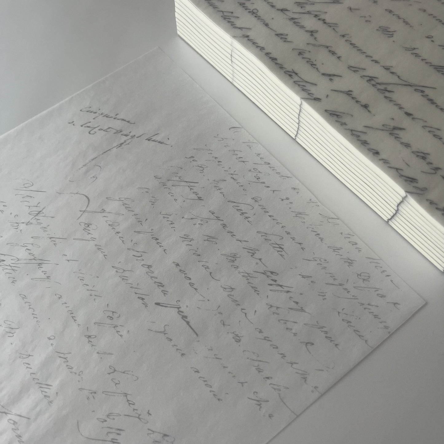 グラシン紙　小＜フランス手紙＞